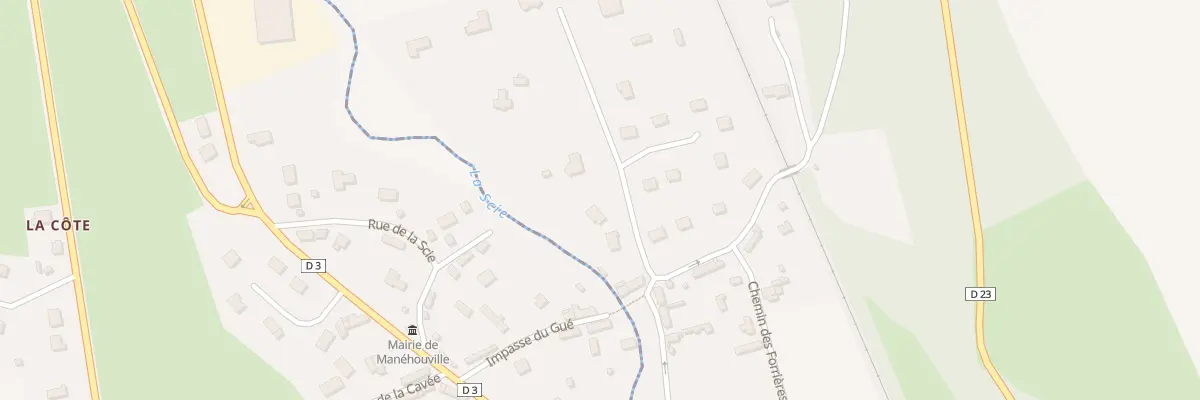 Plan du 10 Rue du Moulin à Manéhouville