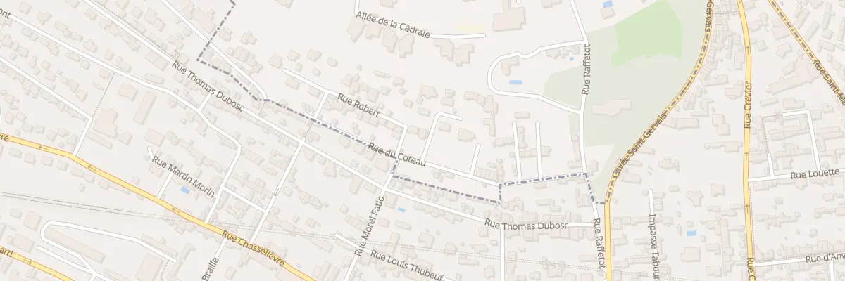 Plan du 30 Rue du Coteau à Mont-Saint-Aignan