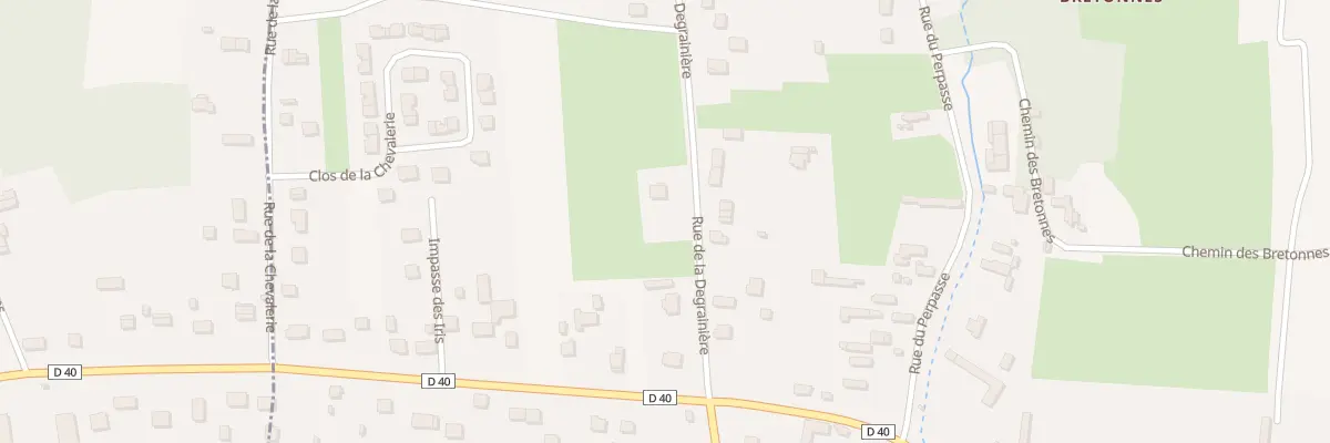 Plan du 4 Rue de la Degrainière à Chisseaux