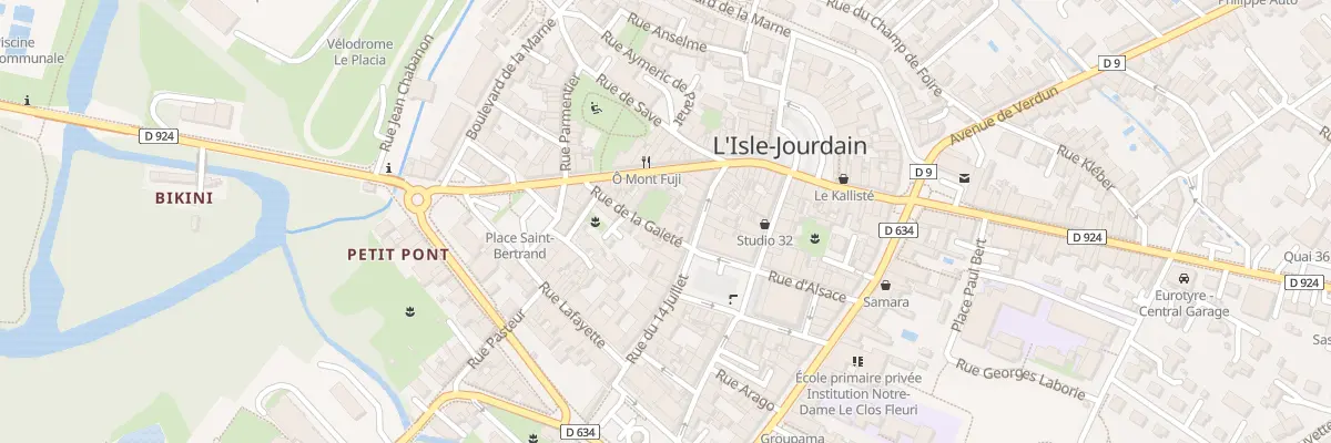 Plan du 11 Rue du Quatorze Juillet à L’Isle-Jourdain