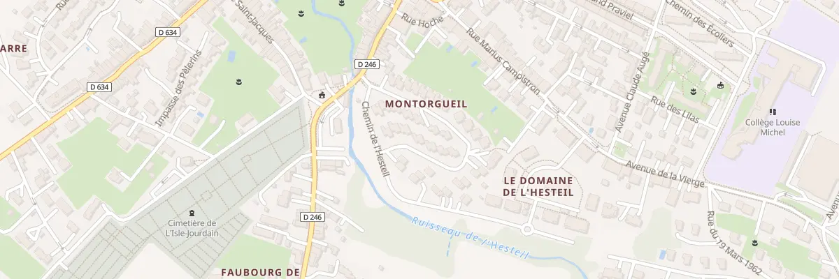 Plan du 21 Rue Edmond Michelet à L’Isle-Jourdain