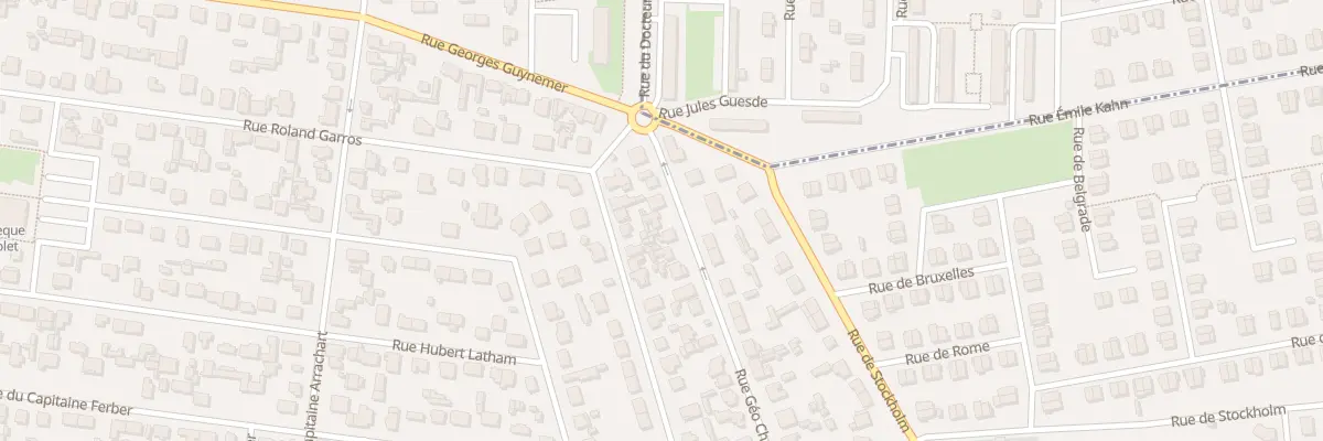 Plan du 8 Rue Geo Chavez à Saint-Étienne-du-Rouvray