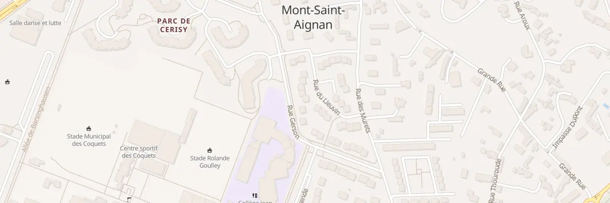Plan du 13 Rue du Lieuvin à Mont-Saint-Aignan