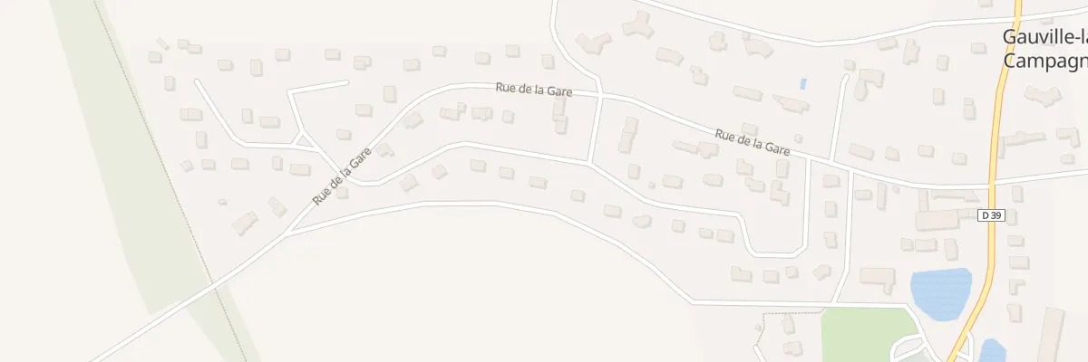 Plan du 16 Le Village à Gauville-la-Campagne