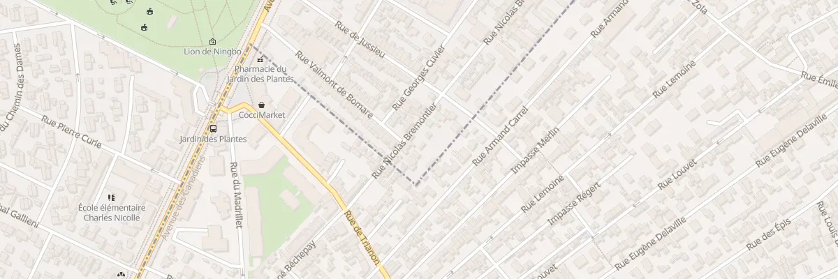 Plan du 51 Rue Bremontier à Rouen