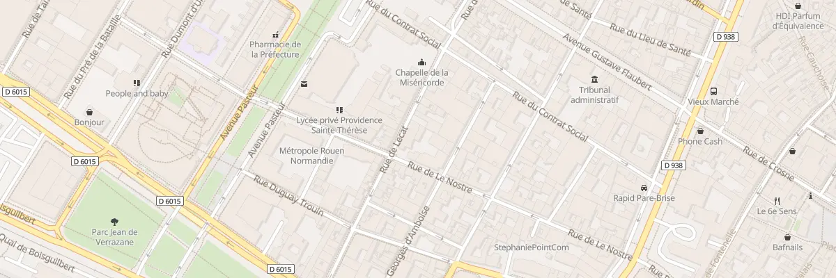 Plan du 34 Rue de le Nostre à Rouen