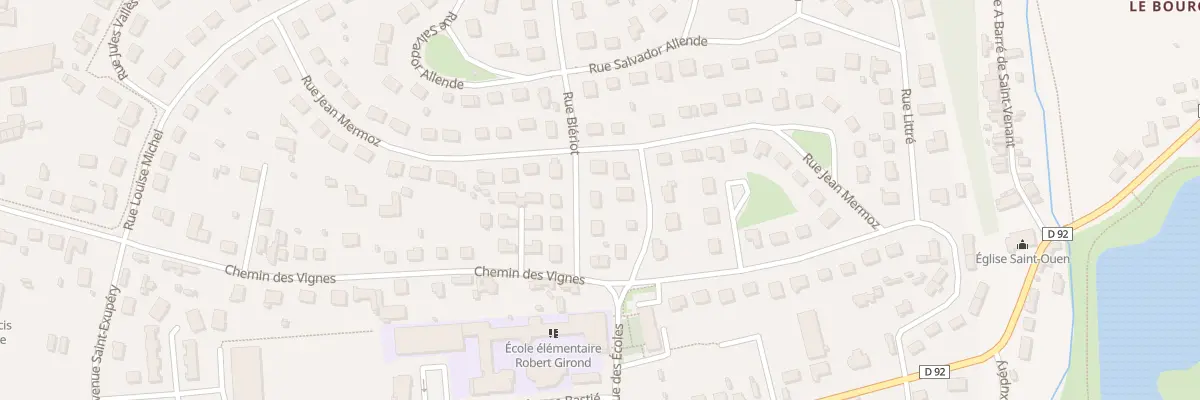 Plan du 5 Rue Blériot à Saint-Ouen