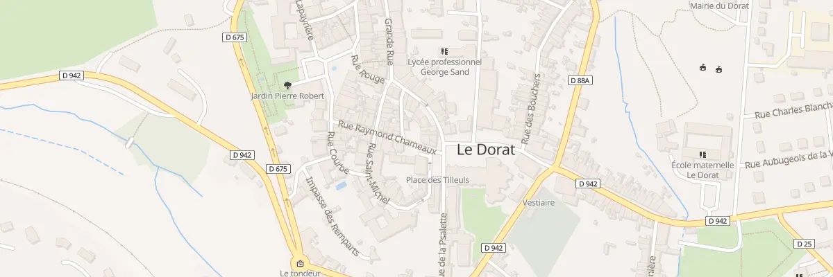 Plan du 3 Grande Rue au Dorat