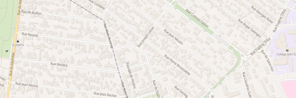 Plan du 22 Rue Pierre Brossolette à Sotteville-lès-Rouen