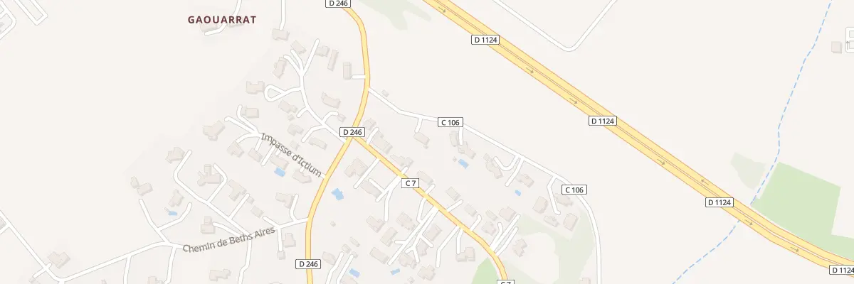Plan du 1 Che d’Arquès à L’Isle-Jourdain