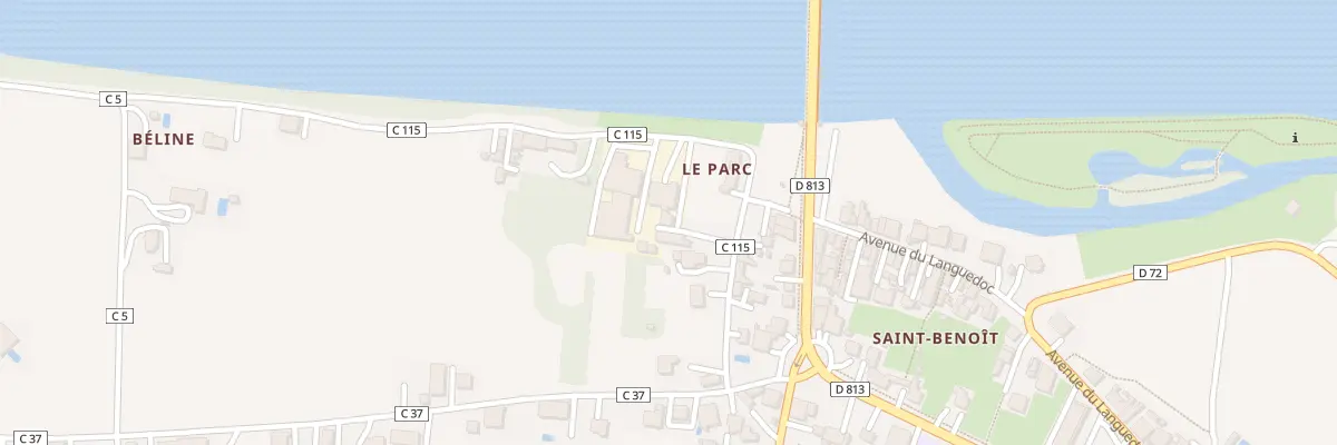 Plan du 225 Che de Béline à Moissac