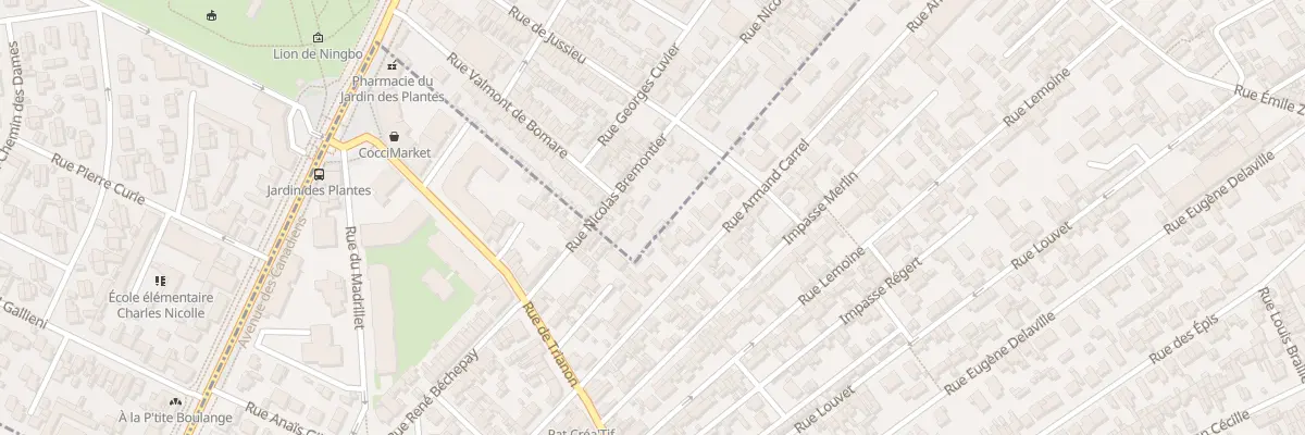Plan du 53 Rue Bremontier à Rouen