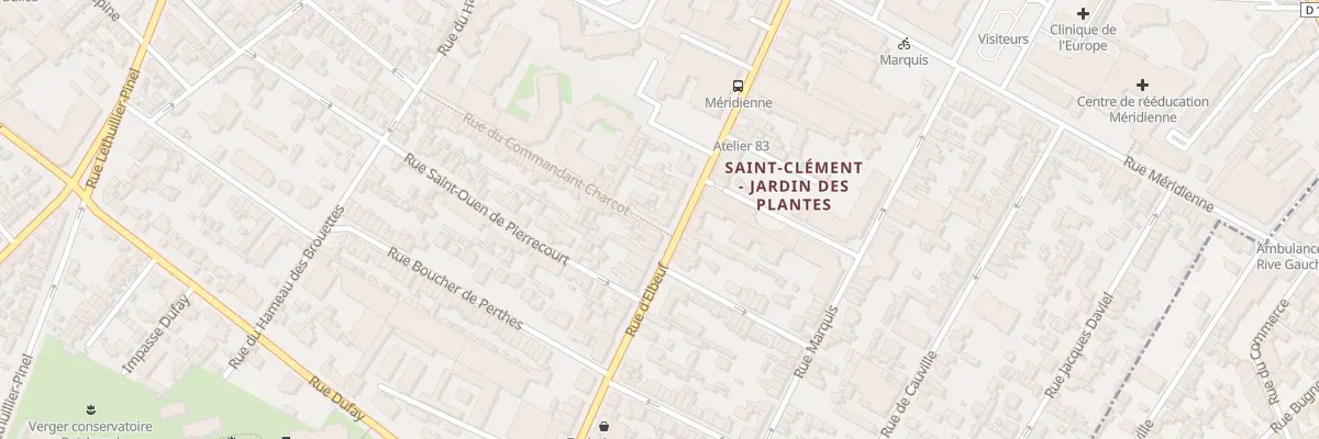 Plan du 2 Rue du Cdt Charcot à Rouen