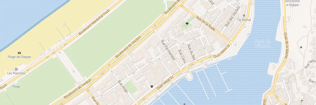 Plan du 91 Rue Desceliers à Dieppe