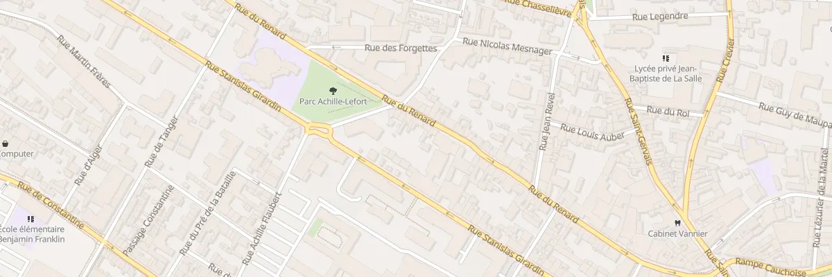 Plan du 79 Rue du Renard à Rouen