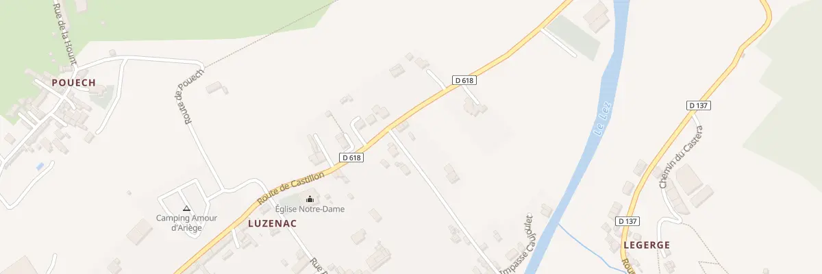 Plan du 233 Luzenac à Moulis