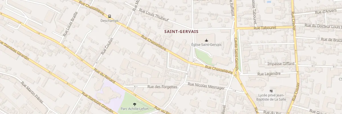 Plan du 27 Rue Chasselievre à Rouen