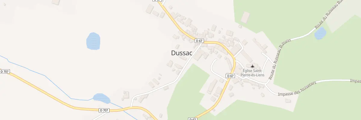 Plan du 70 Rle de la Traverse à Dussac