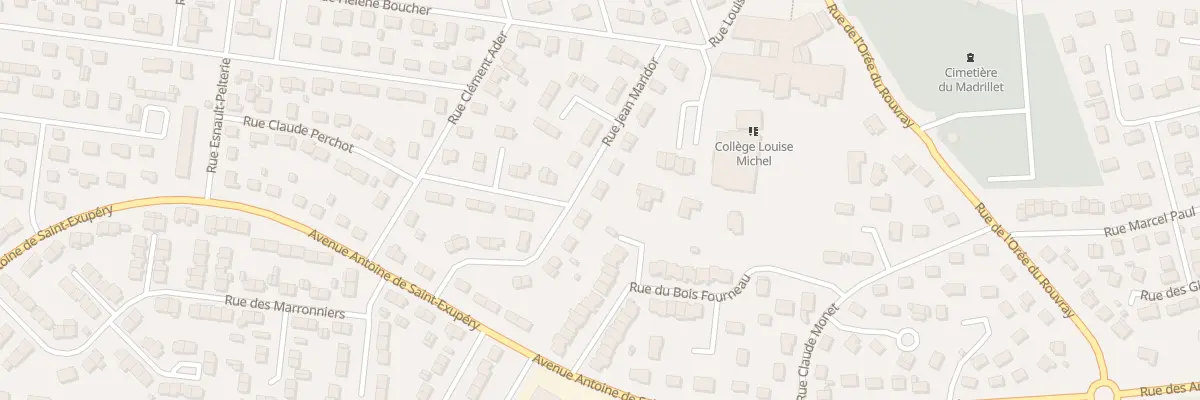 Plan du 16 Rue Jean Maridor à Saint-Étienne-du-Rouvray