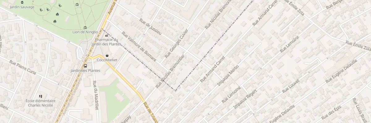 Plan du 43B Rue Bremontier à Rouen