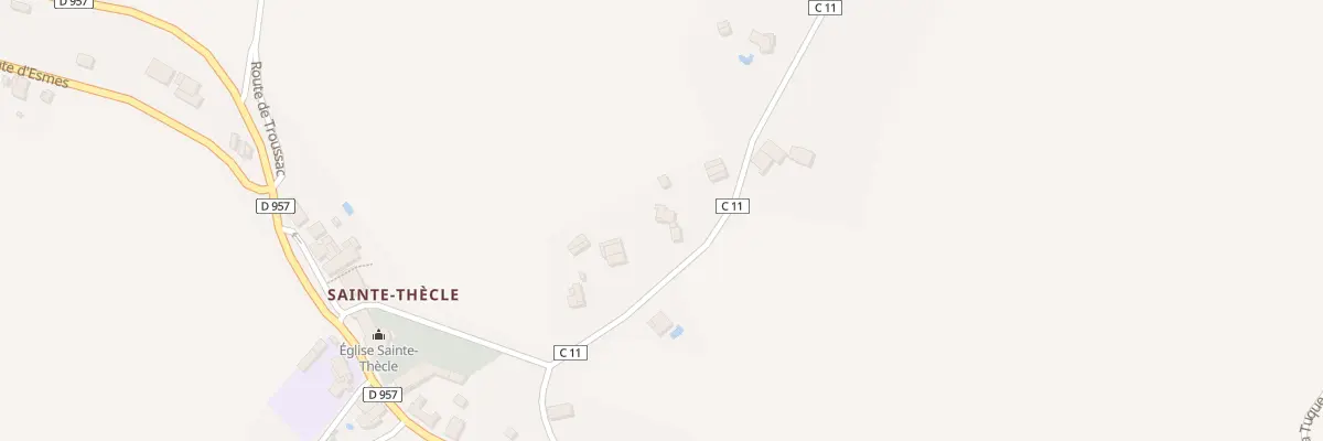 Plan du 211 Rte de La Molère à Montesquieu