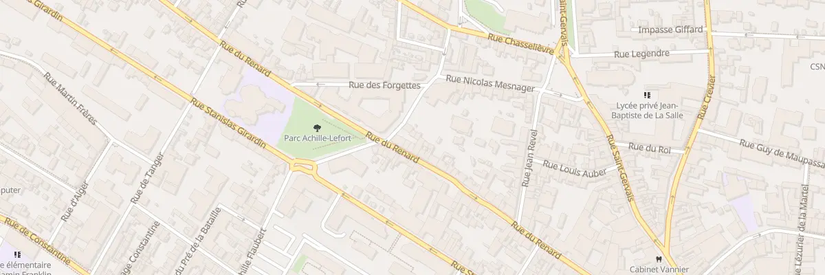 Plan du 82 Rue du Renard à Rouen