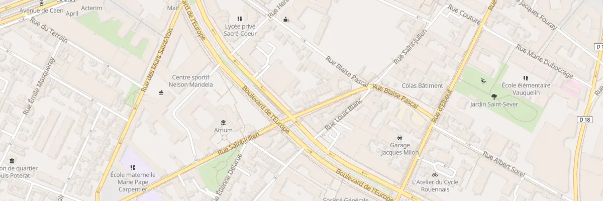 Plan du 86B Rue Saint-Julien à Rouen