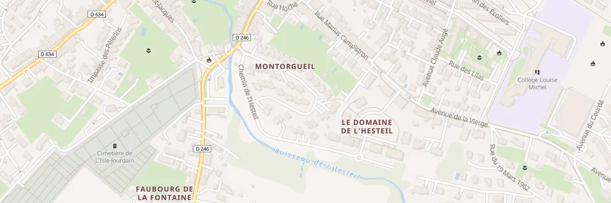 Plan du 15 Rue Edmond Michelet à L’Isle-Jourdain