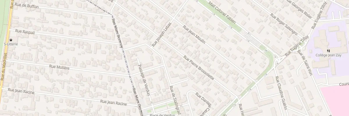 Plan du 30 Rue Pierre Brossolette à Sotteville-lès-Rouen