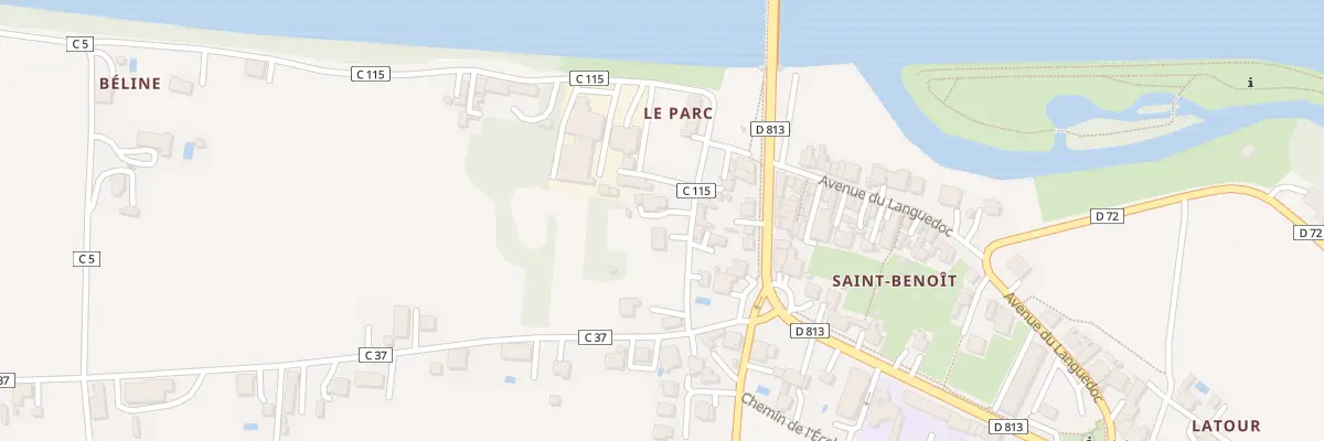 Plan du 97 Che de Béline à Moissac