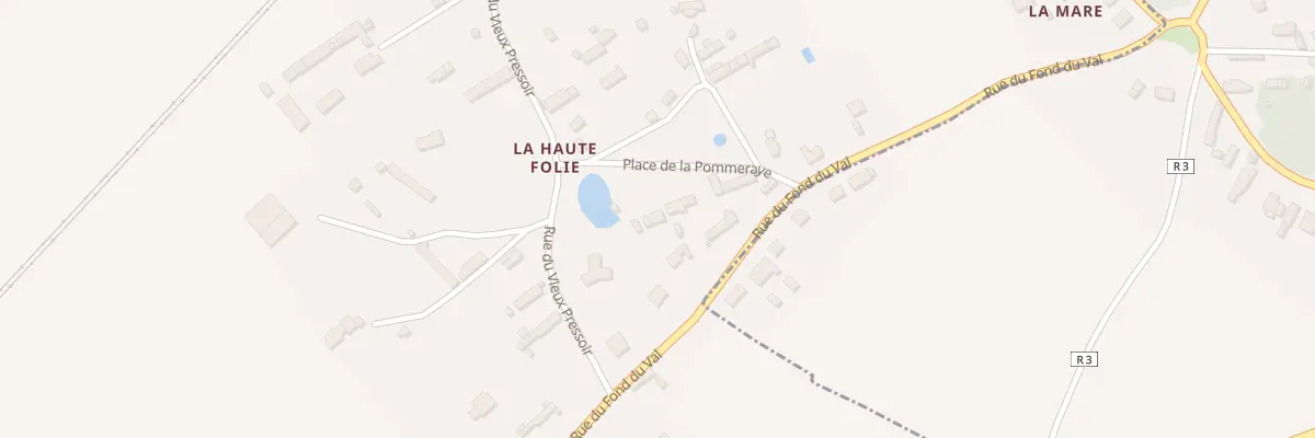 Plan du 155 La Haute Follie à Breux-sur-Avre