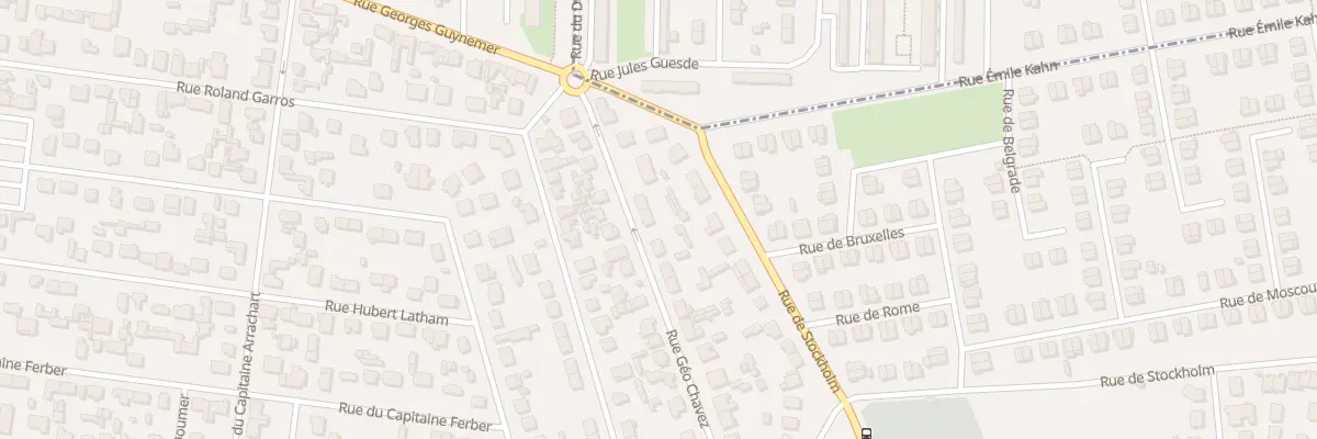 Plan du 7 Rue Geo Chavez à Saint-Étienne-du-Rouvray