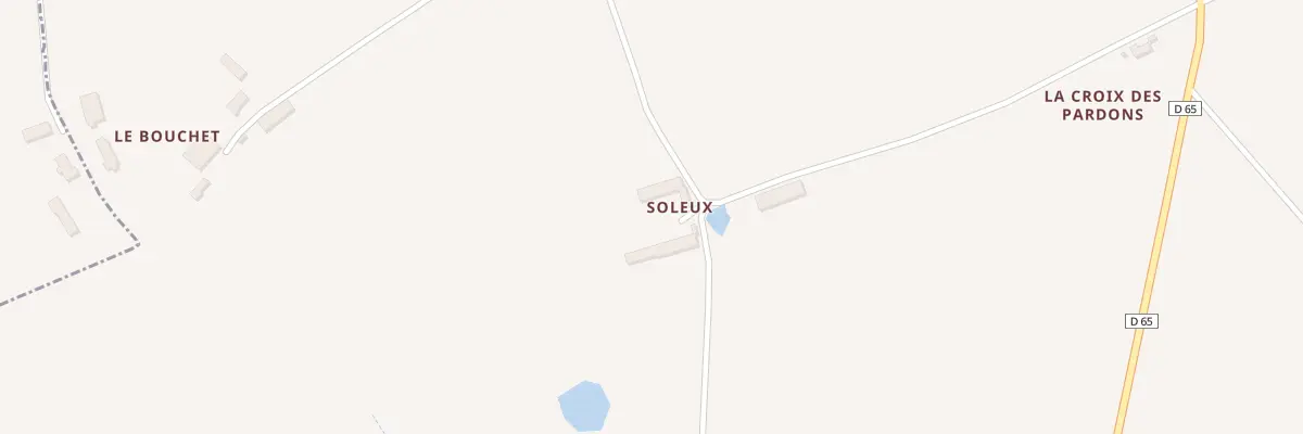 Plan du 5075 Soleux à Crucheray