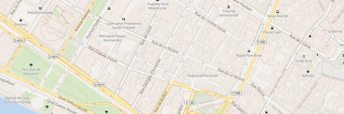 Plan du 23 Rue de le Nostre à Rouen