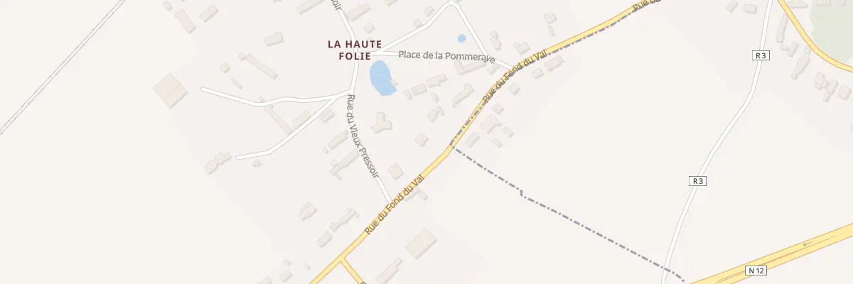 Plan du 9328 Rue du Fond du Val à Breux-sur-Avre