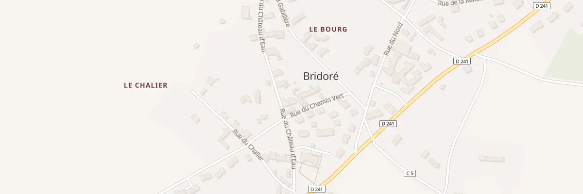Plan du 10 Rue du Chemin Vert à Bridoré