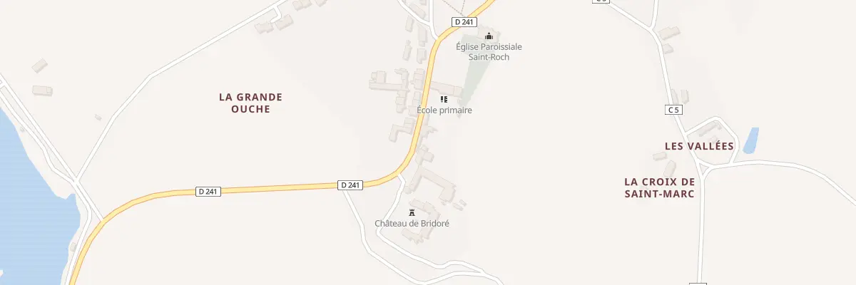 Plan du 6 Rue du Professeur Debré à Bridoré