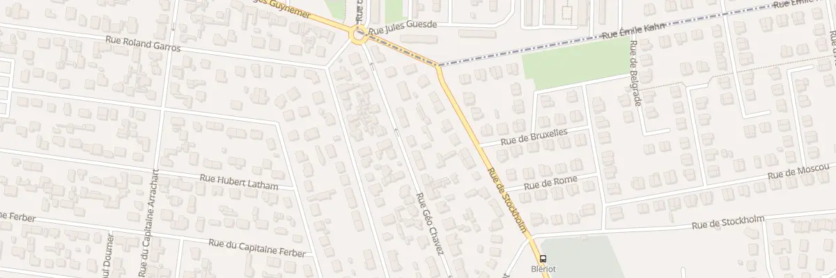 Plan du 9 Rue Geo Chavez à Saint-Étienne-du-Rouvray