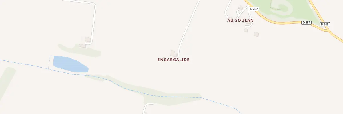 Plan du 200 Imp d’Engargalide à Auradé