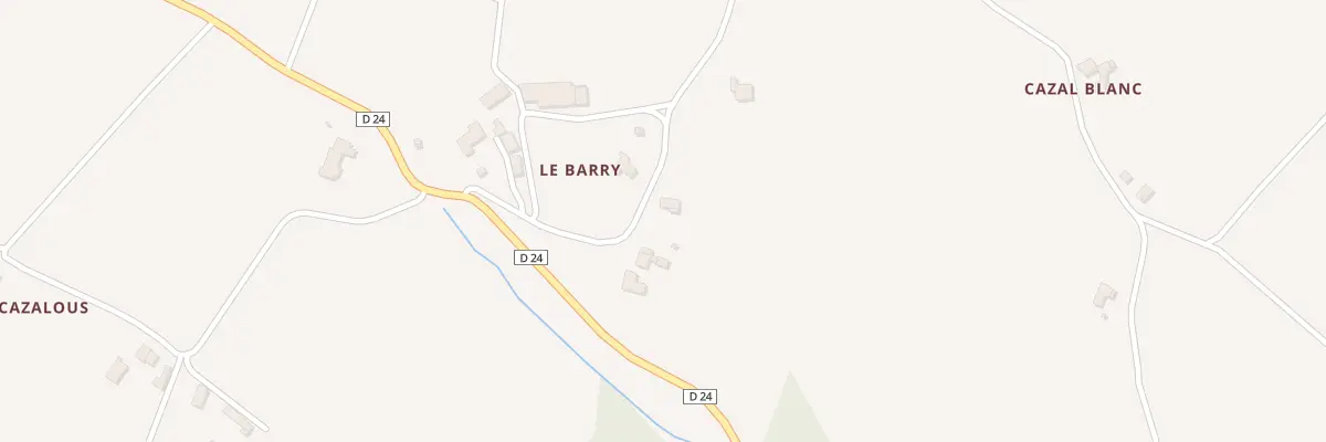 Plan du 5103 Barry à Belvèze