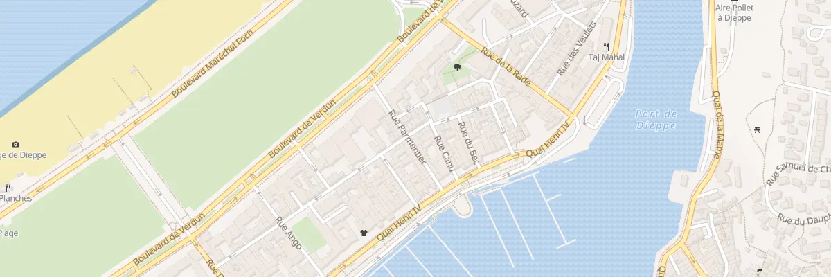 Plan du 72 Rue Desceliers à Dieppe