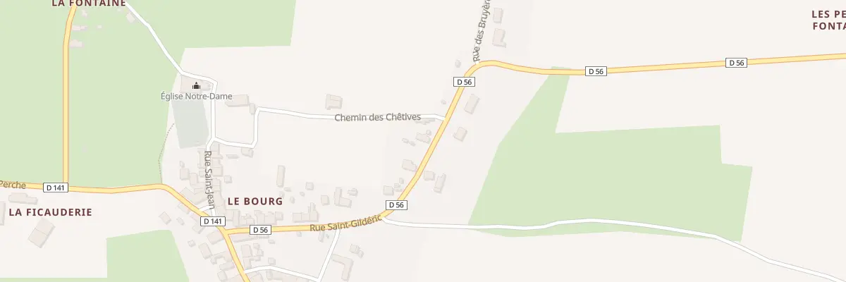 Plan du 25 Rue St Gilderic à Chauvigny-du-Perche