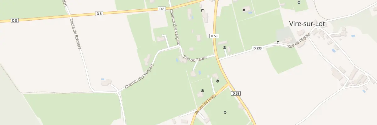Plan du 61 Rue du Faure à Vire-sur-Lot