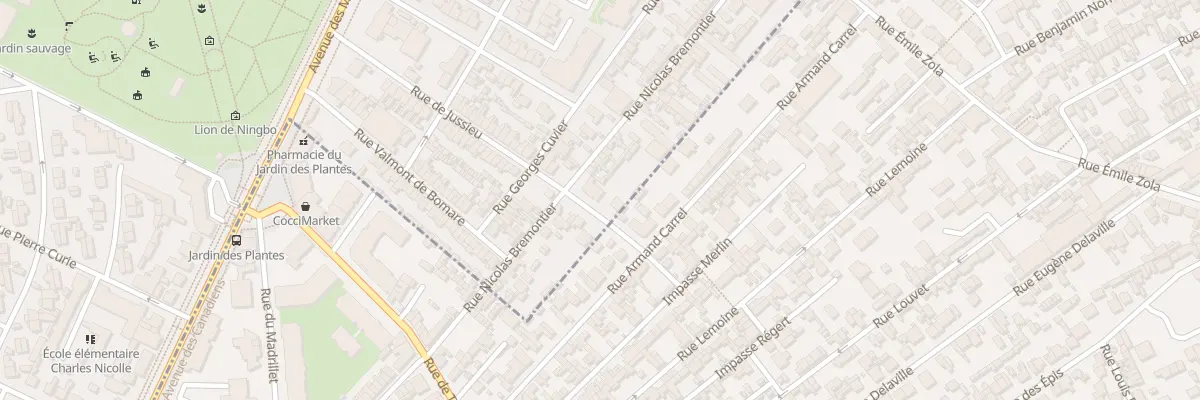Plan du 37 Rue Bremontier à Rouen