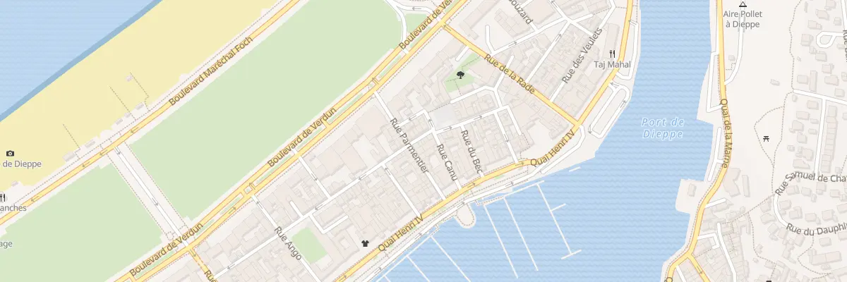 Plan du 74 Rue Desceliers à Dieppe