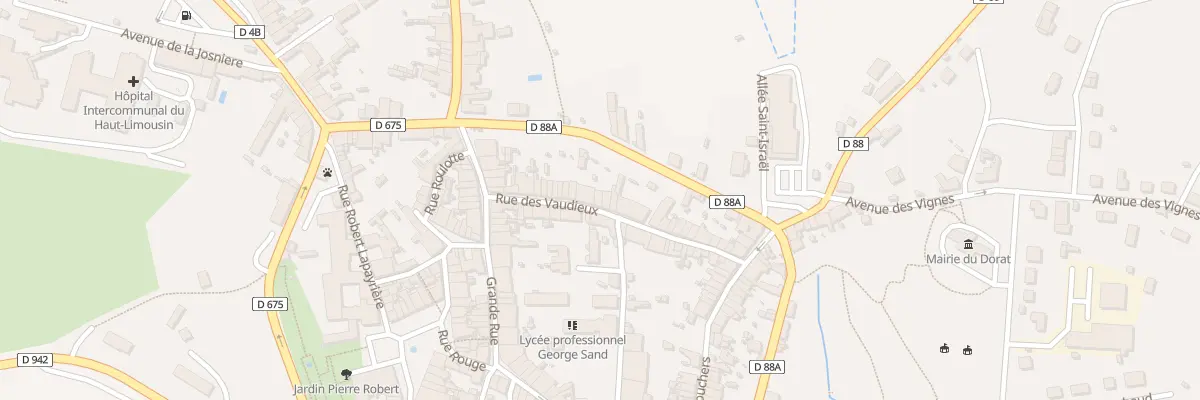 Plan du 19B Rue des Vaudieux au Dorat