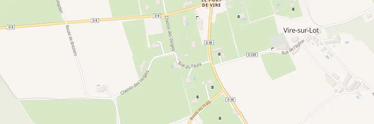 Plan du 62 Rue du Faure à Vire-sur-Lot