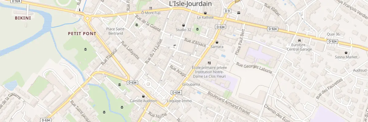 Plan du 19 Pl de l’Hôtel de Ville à L’Isle-Jourdain
