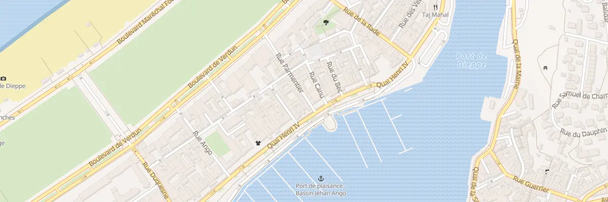 Plan du 3 Rue Parmentier à Dieppe