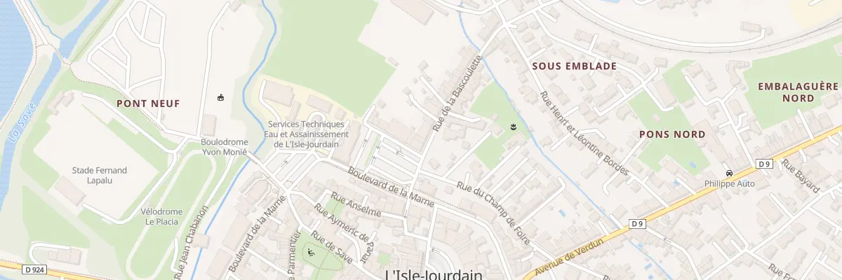 Plan du 31 Rue de la Bascoulette à L’Isle-Jourdain